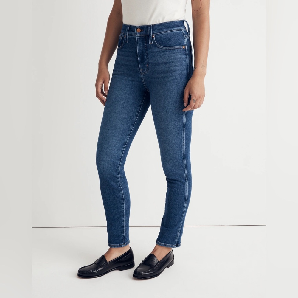 Madewell Curvy Stovepipe Jeans in Auraria Wash. Like-New Condition